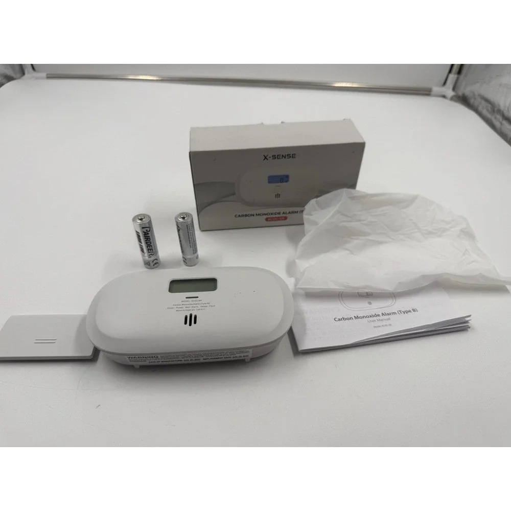 X Sense Carbon Monozide Detector Replaceable Battery Powered‎